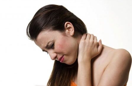 Dolor de cuello en la osteocondrosis